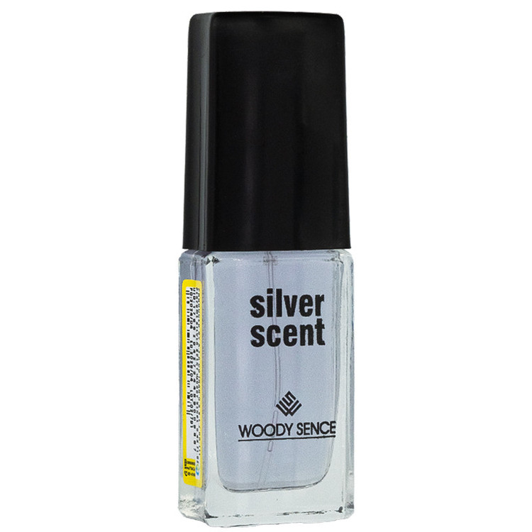 عطر جیبی مردانه وودی سنس مدل Silver Scent حجم 15 میلی لیتر