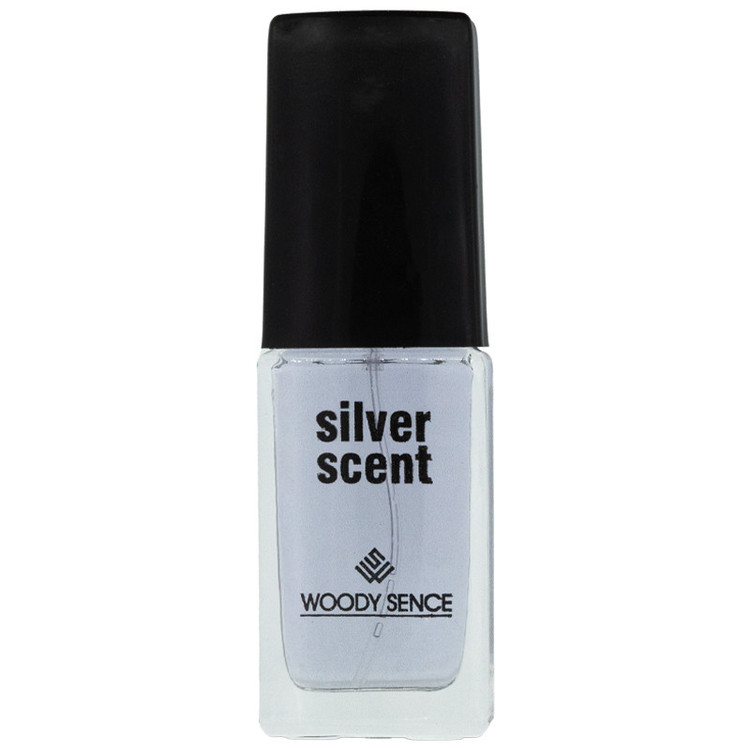 عطر جیبی مردانه وودی سنس مدل Silver Scent حجم 15 میلی لیتر