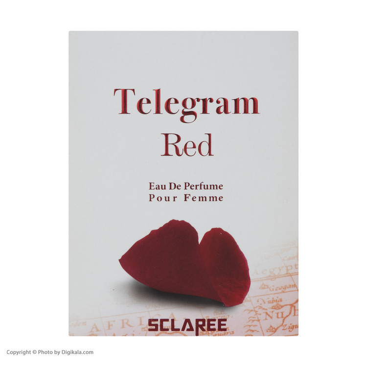 ادو پرفیوم زنانه اسکلاره مدل Telegram Redحجم 85 میلی لیتر