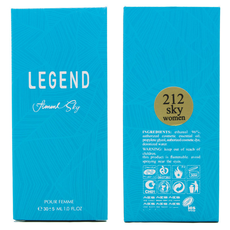عطر جیبی زنانه عماد آرا مدل Legend SKY حجم 30 میلی لیتر