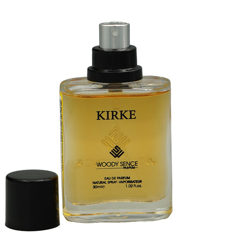 عطر جیبی وودی سنس مدل KIRKE با رایحه گرم حجم 30 میلیلیتر