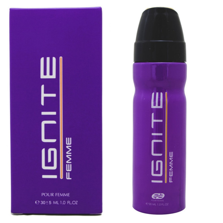 عطر جیبی زنانه عماد آرا مدل IGNITE Femme حجم 30 میلی لیتر