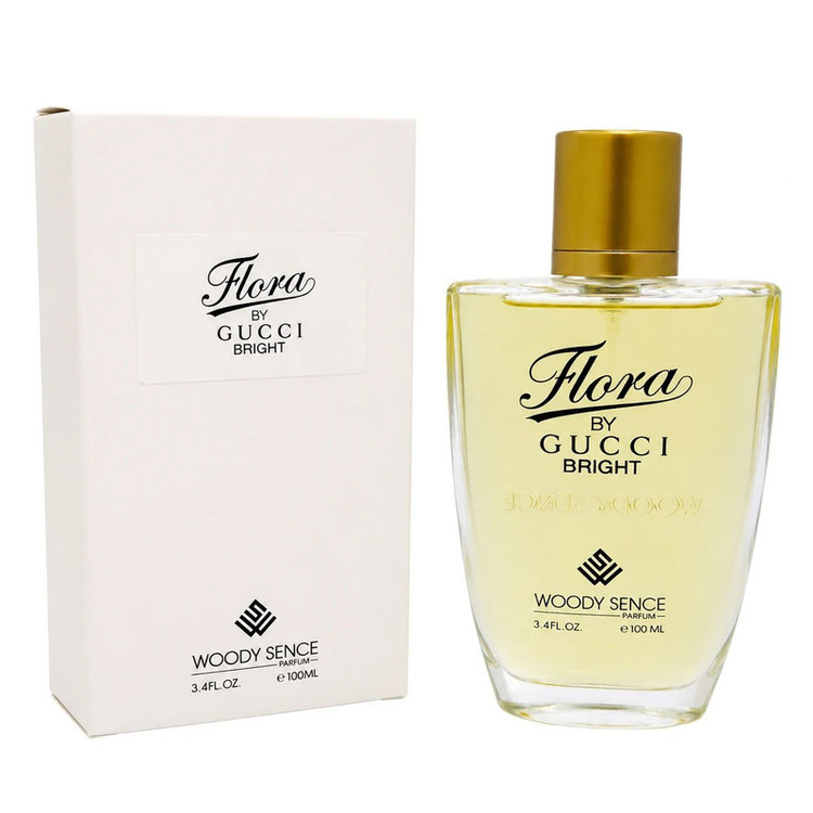 ادوپرفیوم زنانه وودی سنس مدل FLORA BY GUCCI BRIGHT با رایحه گرم حجم 100 میلیلیتر