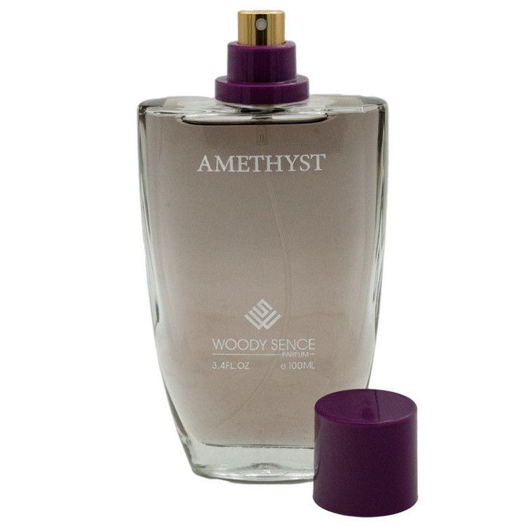 ادوپرفیوم زنانه وودی سنس مدل آمیتیس Amethyst با رایحه خنک حجم 100 میلی لیتر