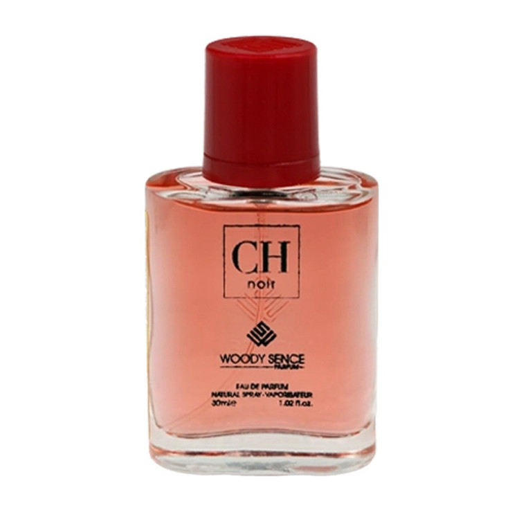 عطر جیبی مردانه وودی سنس مدل سی اچ نویر با رایحه شیرین حجم 30 میلیلیتر