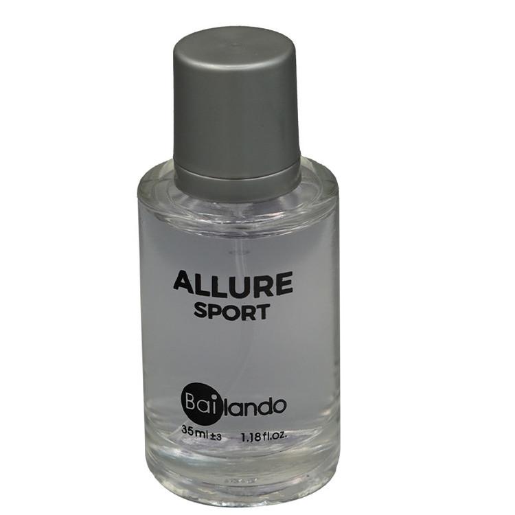 عطر جیبی مردانه بایلندو مدل آلور اسپورت ALLURE SPORT با رایحه شیرین حجم 35 میلیلیتر