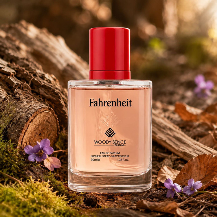 عطر جیبی مردانه وودی سنس مدل Fahrenheit با رایحه تند حجم 30 میلیلیتر