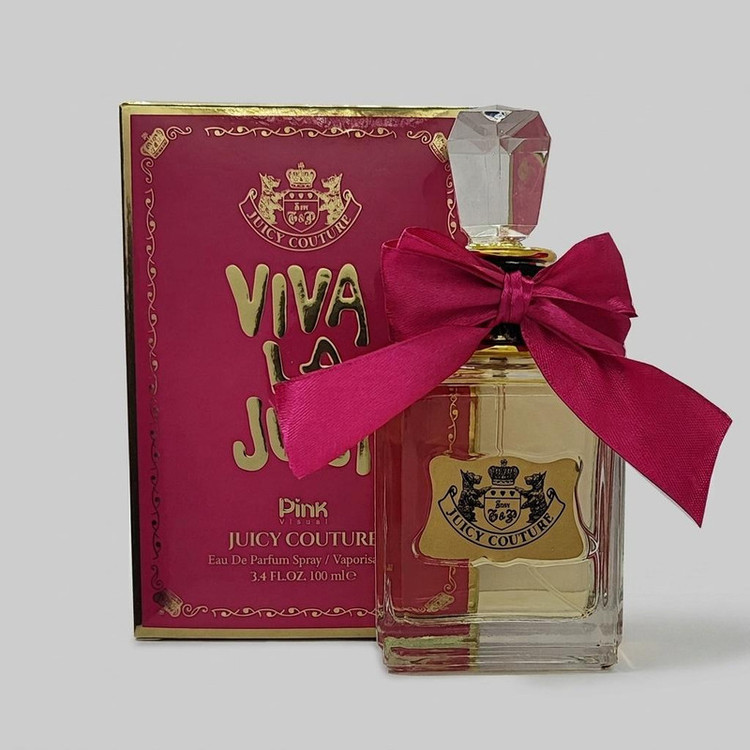ادو پرفیوم زنانه پینک ویژوآل مدل Viva La Juicy با رایحه خنک حجم 100 میلیلیتر