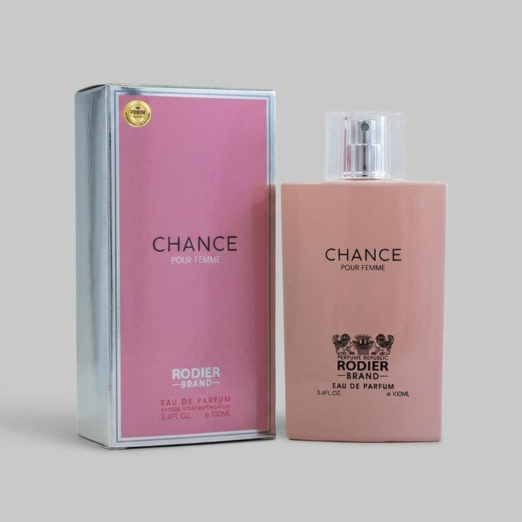 ادوپرفیوم زنانه رودیر مدل CHANCE با رایحه تند حجم 100 میلی لیتر