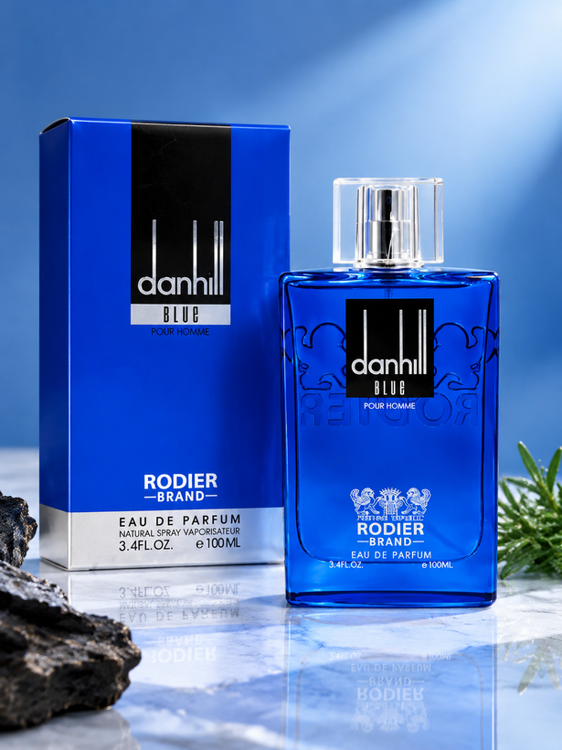 ادوپرفیوم مردانه رودیر مدل danhill blue حجم 100 میلی لیتر